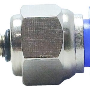 100 Conexão Pneumática Reta Macho Rosca M5 X Tubo 8mm