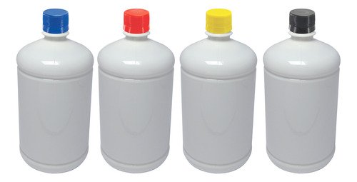 138 Frasco Plástico Branco Pet De 1l Com Tampa S Batoque Sab