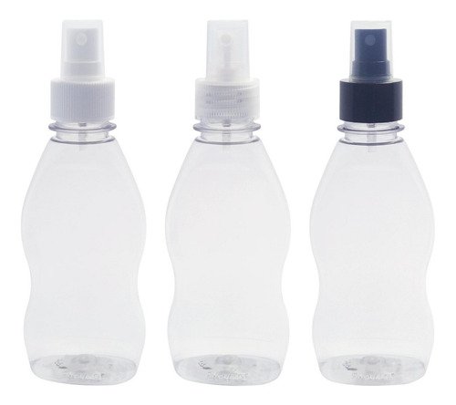1080 Frascos Plásticos Cristal Pet 190ml Válvula Spray S Mol