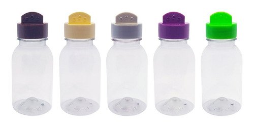 1680 Frascos Plástico Cristal Pet 200ml Tempero Fliptop Det - Imagem 3