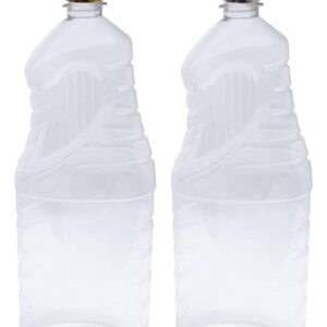 24 Frascos Plástico Cristal Pet 2l Válvula Bico Pato L Ama