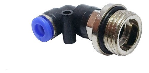 100 Conexão Pneumática Cotovelo Macho Rosca 1/2 X Tubo 6mm