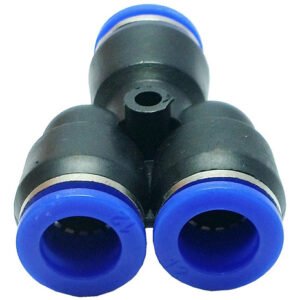 1 Conexão Pneumática Uniao Y 1 Entrada 2 Saidas Tubo 12mm