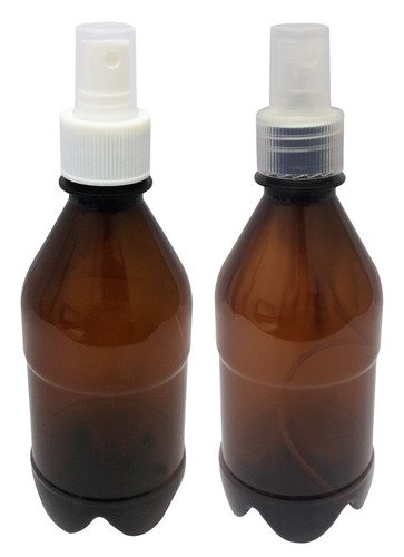 972 Frascos Plásticos Âmbar Pet 350ml Válvula Spray S Agu