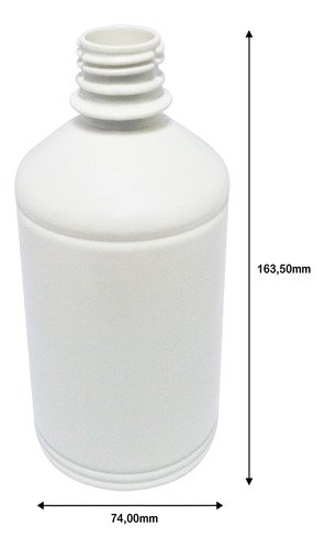 678 Frasco Plástico Branco Pet 500ml Tampa Dosadora 30ml Far - Imagem 4