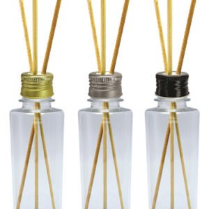 500 Frasco Plástico Cristal 200ml Tampa Difusor Varetas Cos