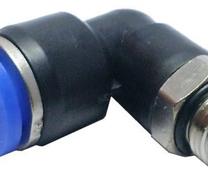 100 Conexão Pneumática Cotovelo Macho Rosca 1/8 X Tubo 8mm