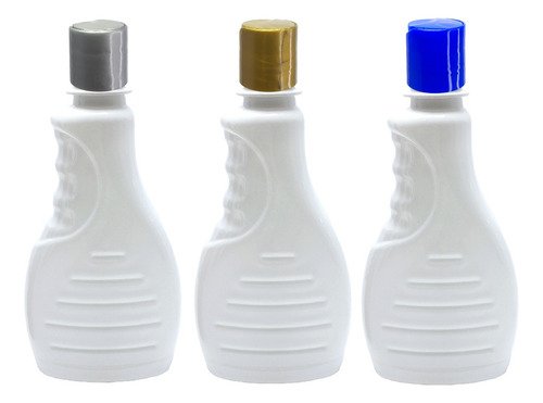 280 Frascos Plástico Branco Pet 300ml C/ Tampa Disktop Bor - Imagem 3