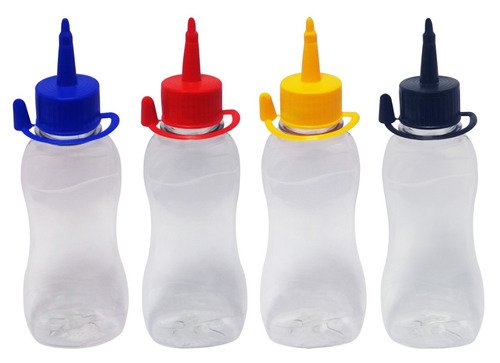 1260 Frasco Plástico Cristal Pet 200ml C/ Bico Aplicador Cat