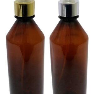 765 Frascos Plásticos Âmbar Pet 500ml Válvula Spray L Cos