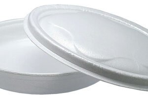 100 Marmitex Branca Isopor 190x33mm 500ml Darnel R100