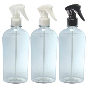 756 Frascos Plástico Cristal Pet 400ml Válv Mini Gatilho Min