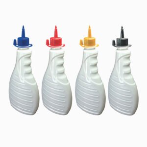 400 Frasco Plástico Branco Pet 500ml C/ Bico Aplicador Bor