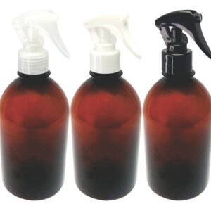 108 Frascos Plástico Âmbar Pet 500ml Válv Mini Gatilho Sab