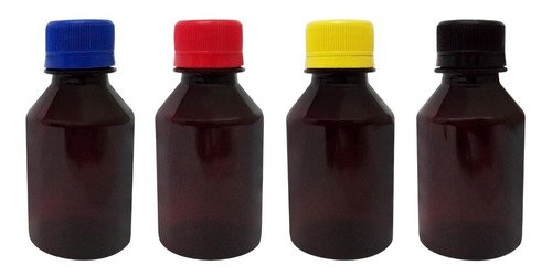 1104 Frasco Plástico Âmbar Pet 120ml Tampa S Batoque Far