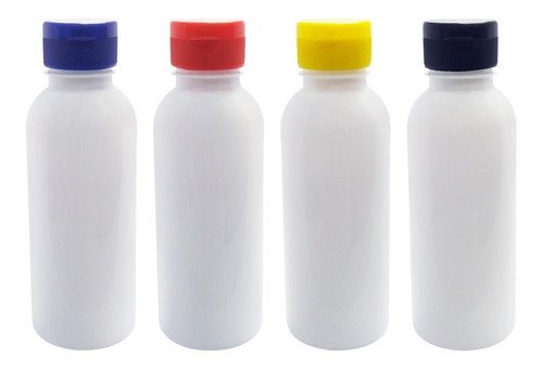 16 Frascos Plástico Branco Pet 400ml Batoque Fliptop Det - Imagem 3