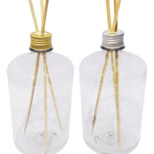 360 Frasco Plástico Cristal Pet 1l Tampa Difusor Varetas Sab