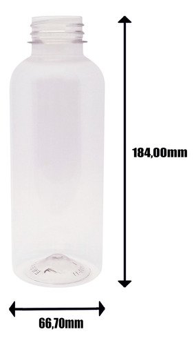 289 Frascos Plástico Cristal Pet 500ml Fliptop C/ Rosca Det - Imagem 7