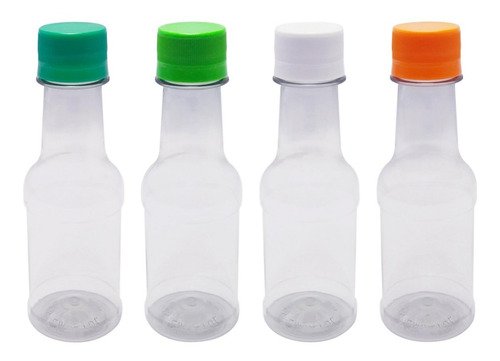 259 Frascos Plástico Cristal Pet 150ml Tampa Rosca Lacre Pi2 - Imagem 2