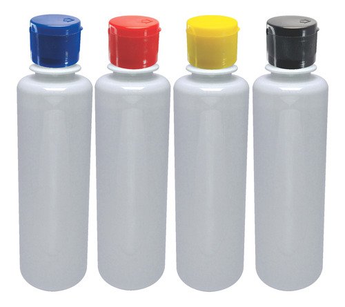 216 Frascos Plásticos Branco Pet 250ml C/ Tampa Fliptop Cos - Imagem 2
