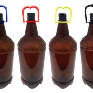 132 Frascos Plástico Âmbar Pet 2l Com Alça 2 Dedos Gr2
