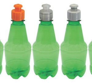 918 Frasco Plástico Verde Pet 300ml Com Tampa Pushpull Gr2