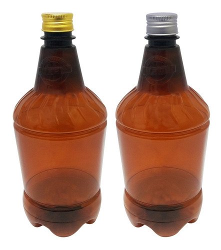 200 Frasco Plástico Âmbar Pet 1,5l Tampa L Batoque Gr2