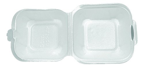 64 Hamburgueira Branca Isopor 137x128x70mm Bom Apetite Bh01 - Imagem 2