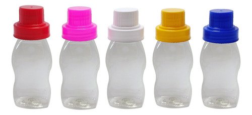 253 Frascos Plástico Cristal 190ml Tampa Dosadora 30ml Mol