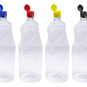 3 Frasco Plástico Cristal Pet 2l Tampa Fliptop Batoque Ama