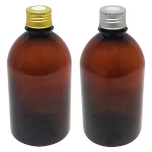 678 Frasco Plástico Âmbar Pet 500ml Tampa Difusor C/ F Sab