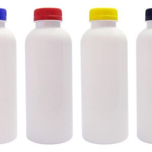 289 Frascos Plástico Branco Pet 500ml Tampa Rosca Lacre Det