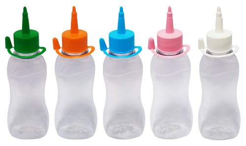 1260 Frasco Plástico Cristal Pet 200ml C/ Bico Aplicador Cat - Imagem 2