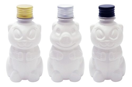 136 Frasco Plástico Branco Pet 300ml Tampa L Batoque Zoo