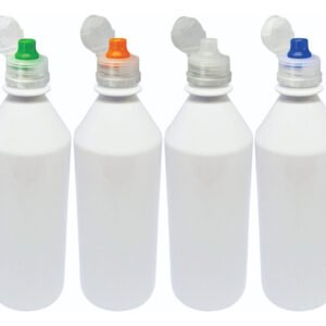 220 Frasco Branco Pet 500ml Tampa Sport Fliptop Cos