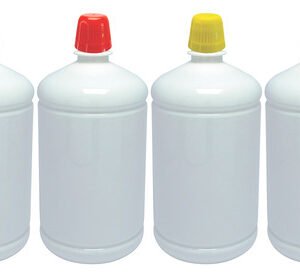 49 Frascos Plástico Branco Pet De 1l Tampa Dosadora 20ml Sab