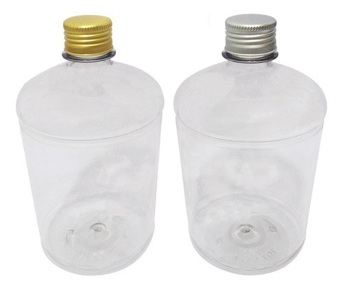 360 Frasco Plástico Cristal Pet 1l Tampa L Batoque Sab