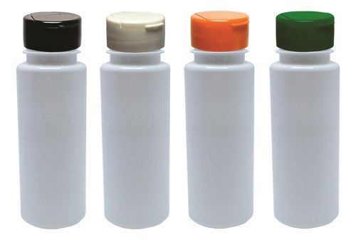 104 Frasco Plástico Branco Pet 200ml Tampa Fliptop Cap Con - Imagem 2