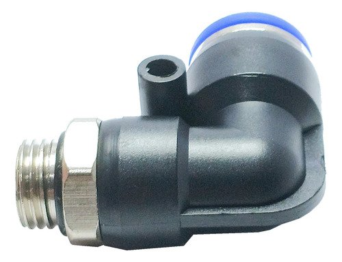 100 Conexão Pneumática Cotovelo Macho Rosca 1/4 X Tubo 12mm - Imagem 4