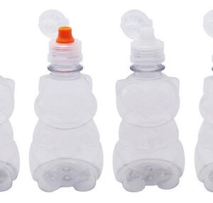 256 Frasco Plástico Cristal Pet 300ml Squeeze Infantil Sport