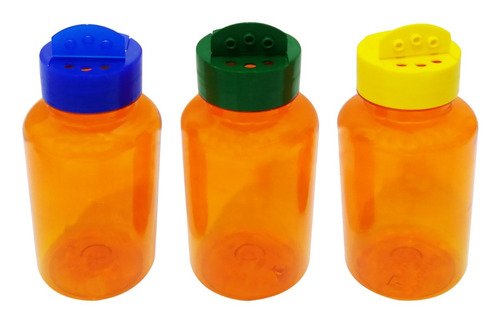 1200 Frasco Plástico Laranjado Pet 240ml Tempero Fliptop Sup