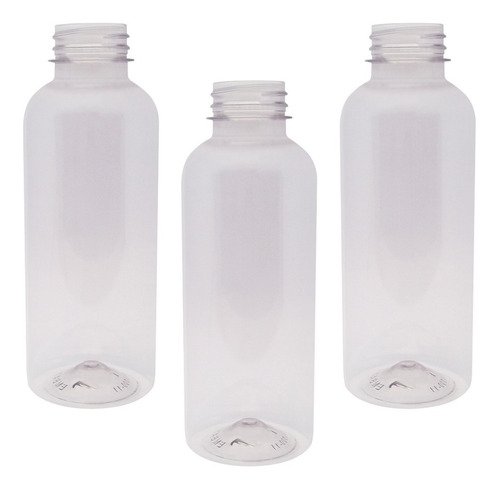 58 Frascos Plástico Cristal Pet 500ml Vazios Sem Tampas Det