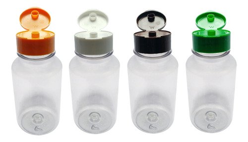 658 Frascos Plástico Cristal Pet 150ml Fliptop C/ Rosca Sup - Imagem 3