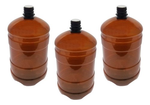 225 Frascos Âmbar Pet 2l Aromatizante Tampa Batoque Gro - Imagem 2