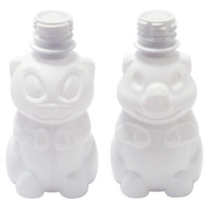 256 Frasco Plástico Branco Pet 300ml Batoque 12 Furos Zoo