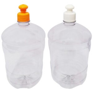 225 Frascos Plásticos Cristal Pet 2l Com Tampa Pushpull Gro