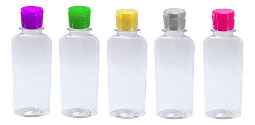 520 Frasco Plástico Cristal Pet 140ml Fliptop Batoque Aro - Imagem 4