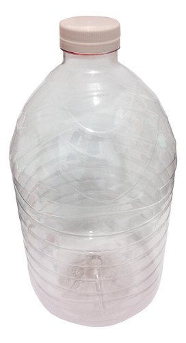 63 Galão Plástico Cristal Pet 5l Vazio Com Tampa Rosca Lacre - Imagem 4
