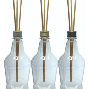 20 Frascos Plástico Cristal 1l Tampa Difusor Varetas Gr2