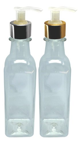 429 Frasco Plástico Cristal 250ml Válvula Bico Pato L Aze